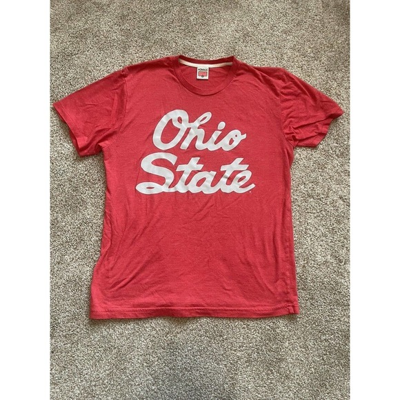 HOMAGE Other - Homage Ohio State Buckeyes OSU Shirt Adult Medium Red Cotton Short Sleeve Script